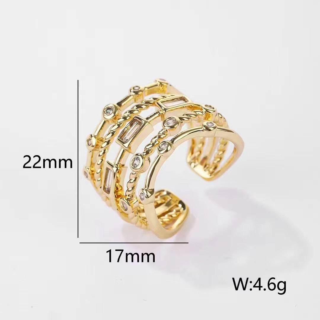 European And American Retro Affordable Luxury Personality Butterfly Opening Ring High Sense - Velora