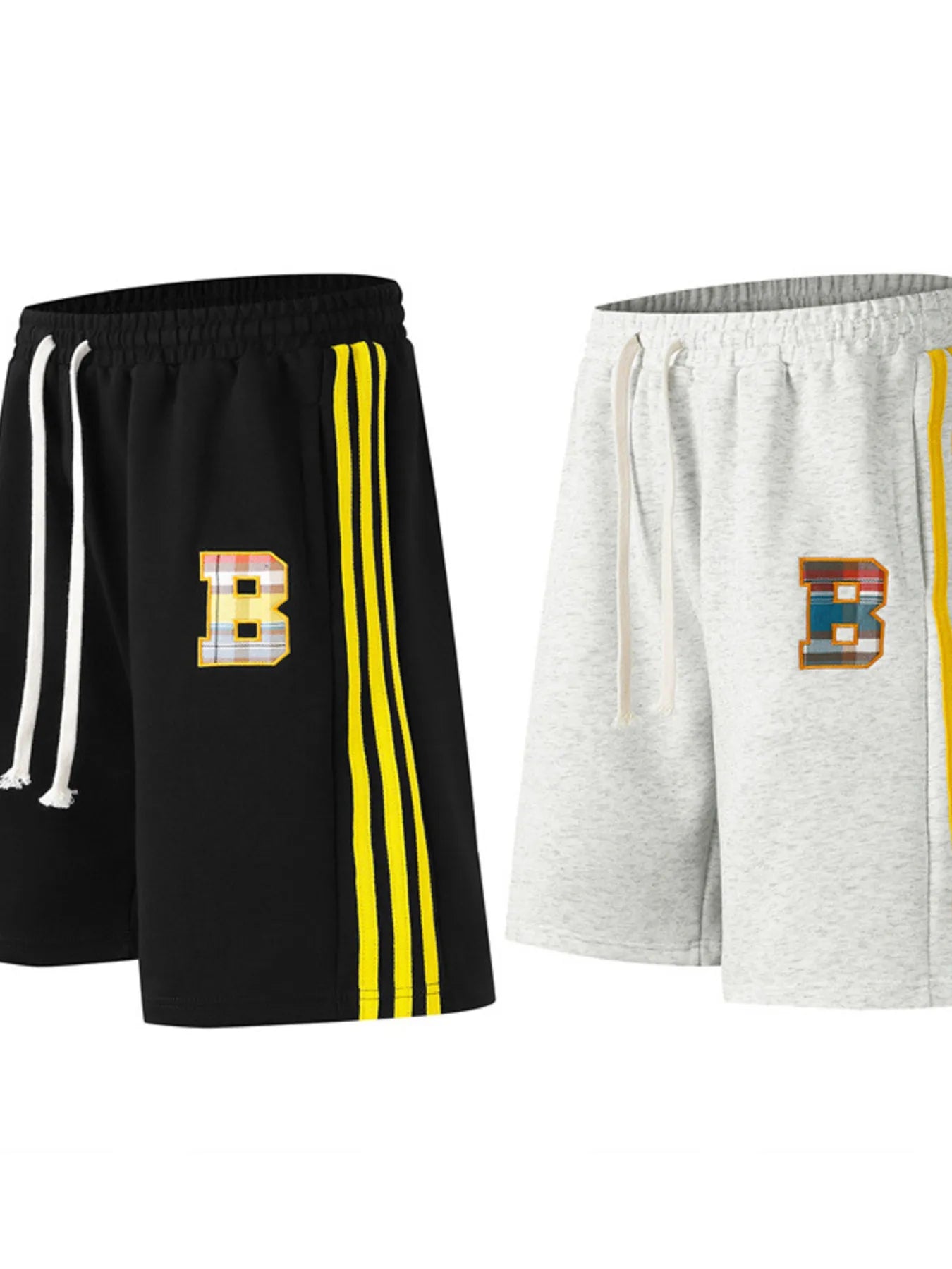 Men's Contrast Drawstring Shorts - Velora