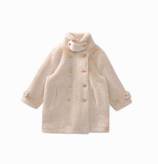 Children's Luxury Light Luxury Fur Coat - Velora