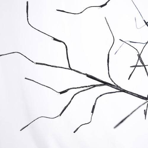 3 Pac Halloween Spooky Tree With Purple Lights, 4FT 5FT And 6FT, Lighted Black Tree For Halloween Decoration - Velora