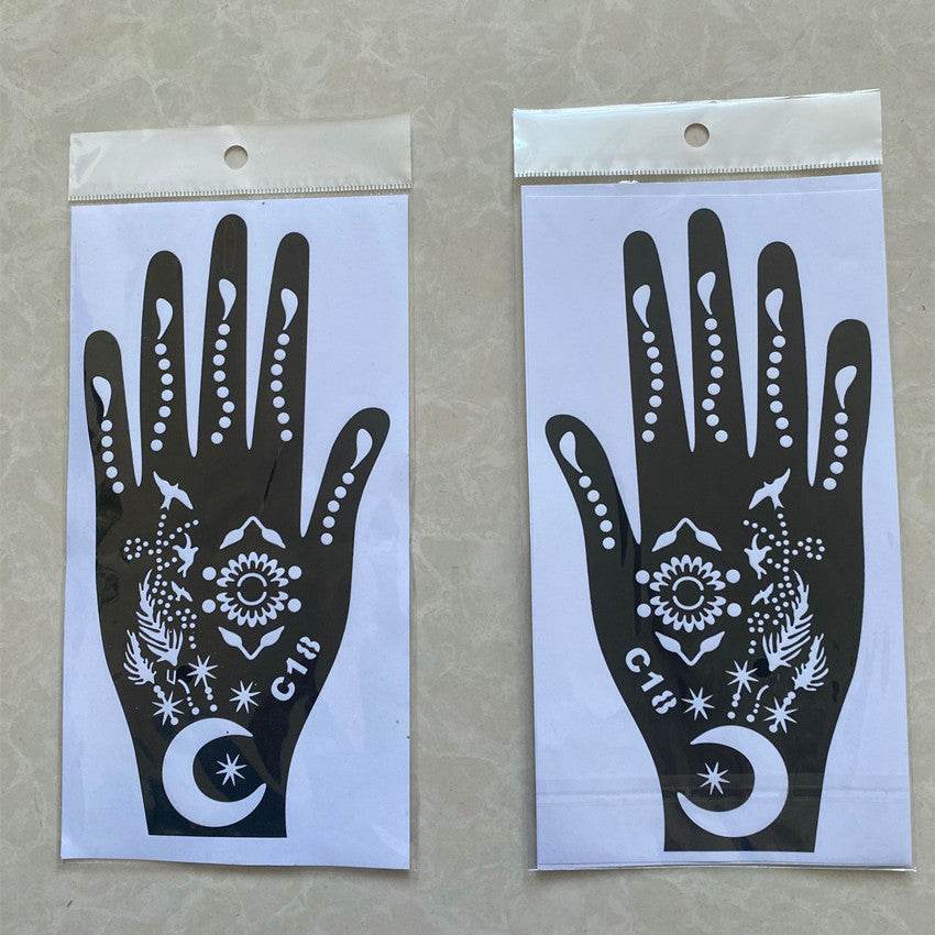 India Nepal Inkjet Large Template Original Hand Type - Velora