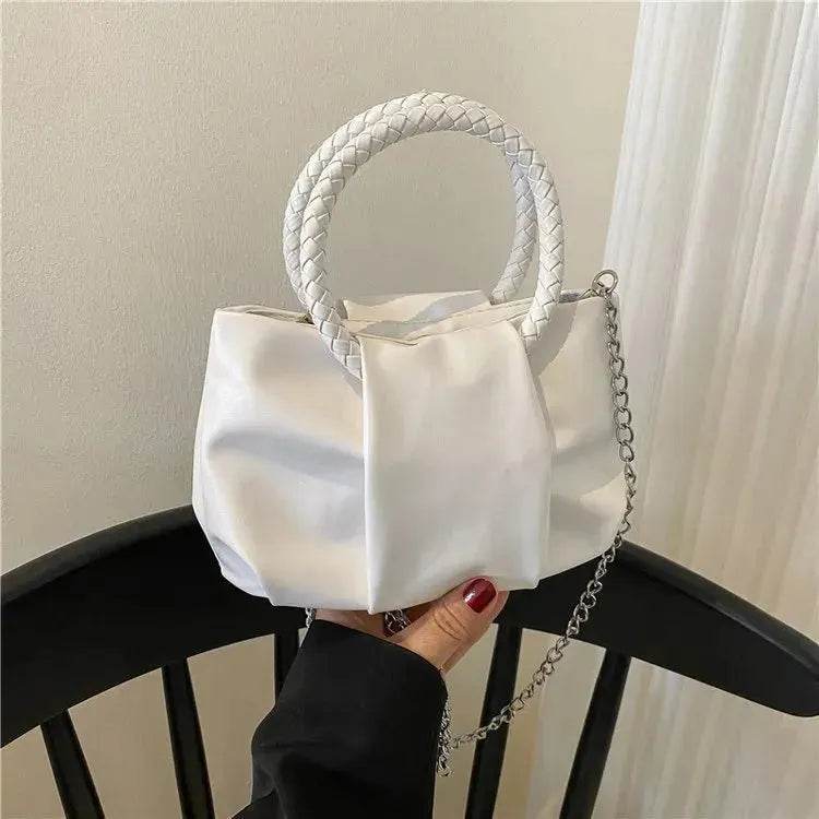 Portable Fashion Cloud Underarm Handbag Chain Crossbody Bag - Velora