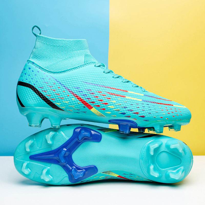 High Top Football Shoes Fly Knit Sock Sleeves - Velora