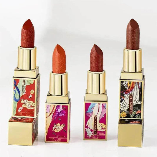 Chinese style imperial palace carved lipstick - Velora