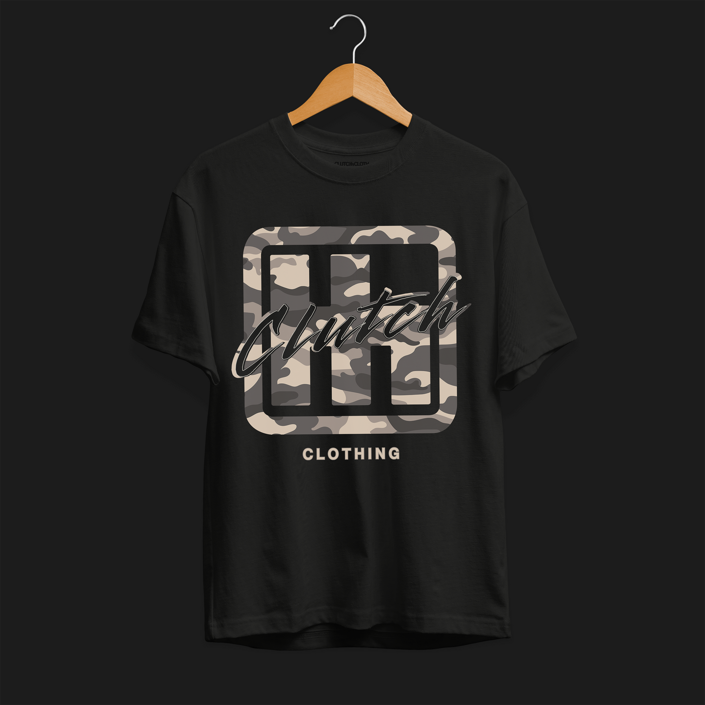 Clutch Clothing Camo Automotive Graphic T-Shirt | Mens & Womens (Unisex) - Velora