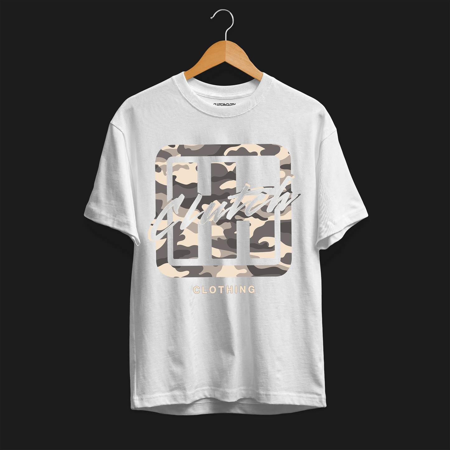 Clutch Clothing Camo Automotive Graphic T-Shirt | Mens & Womens (Unisex) - Velora