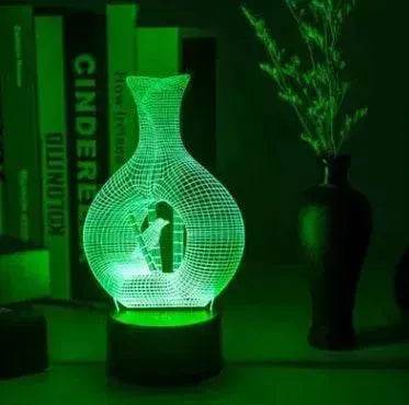 Creative 3D night light LED lamp - Velora