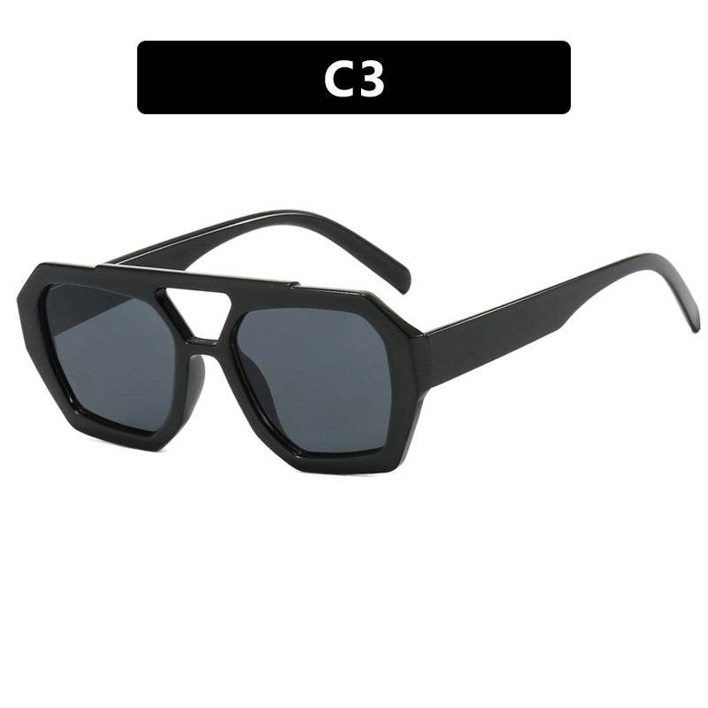 Ins Big Frame Leopard Sunglasses Summer Sunshade Beach Vacation Glasses - Velora