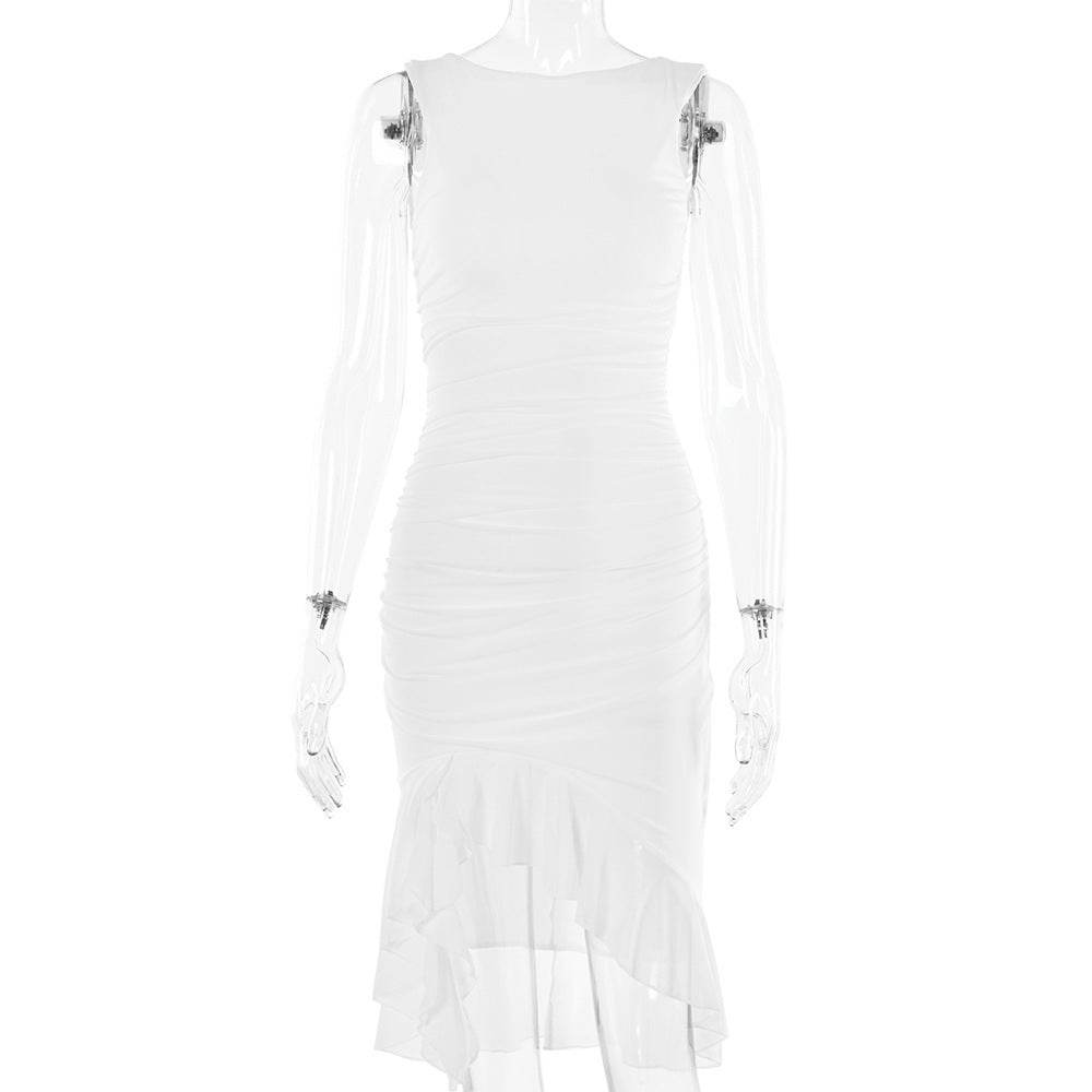 Summer Slim Skinny Sleeveless Dress For Women Fashion Party Club Dresses - Velora