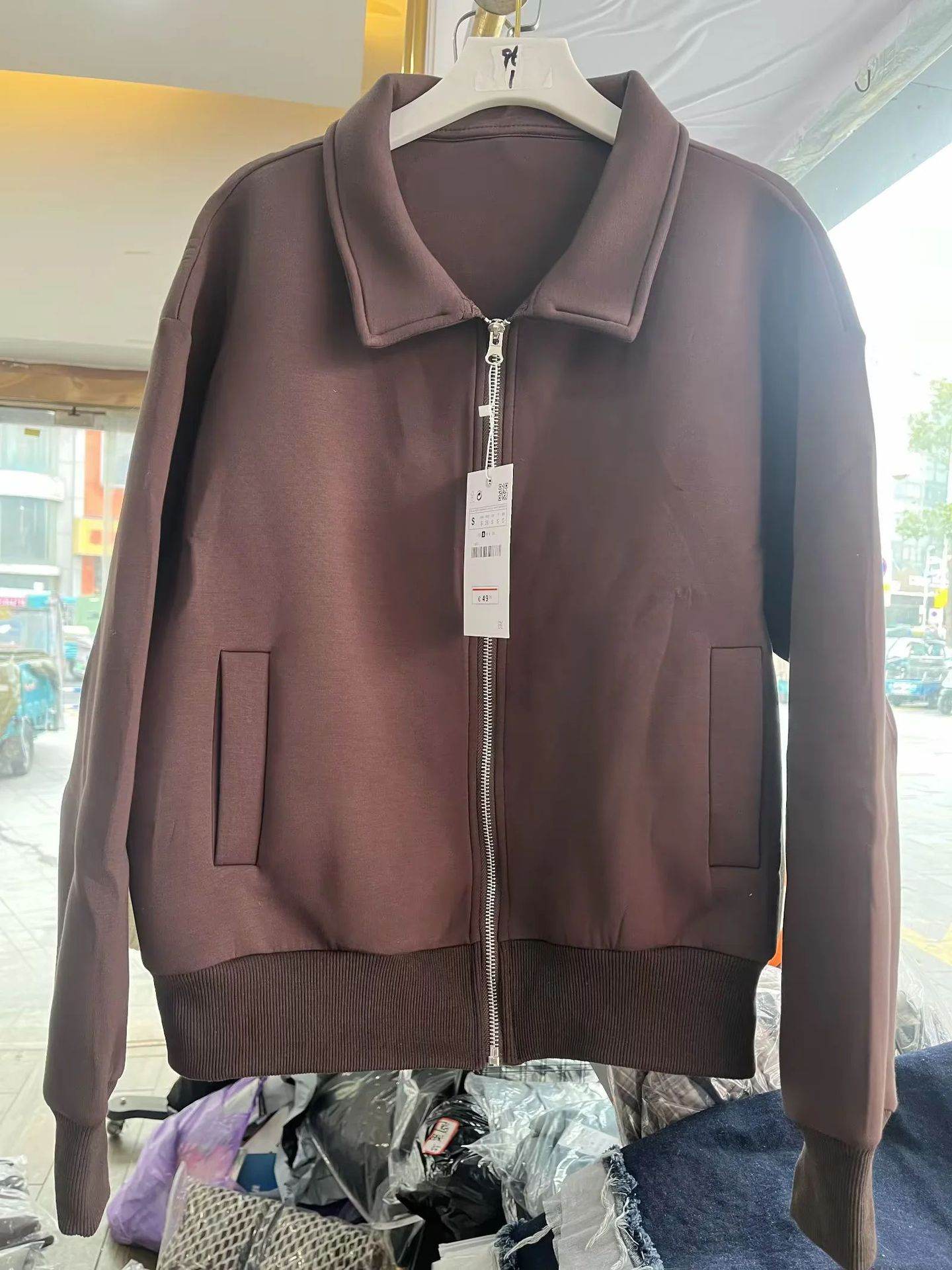 European And American Style Lapel Loose Cardigan Coat Female Casual Jacket Top - Velora