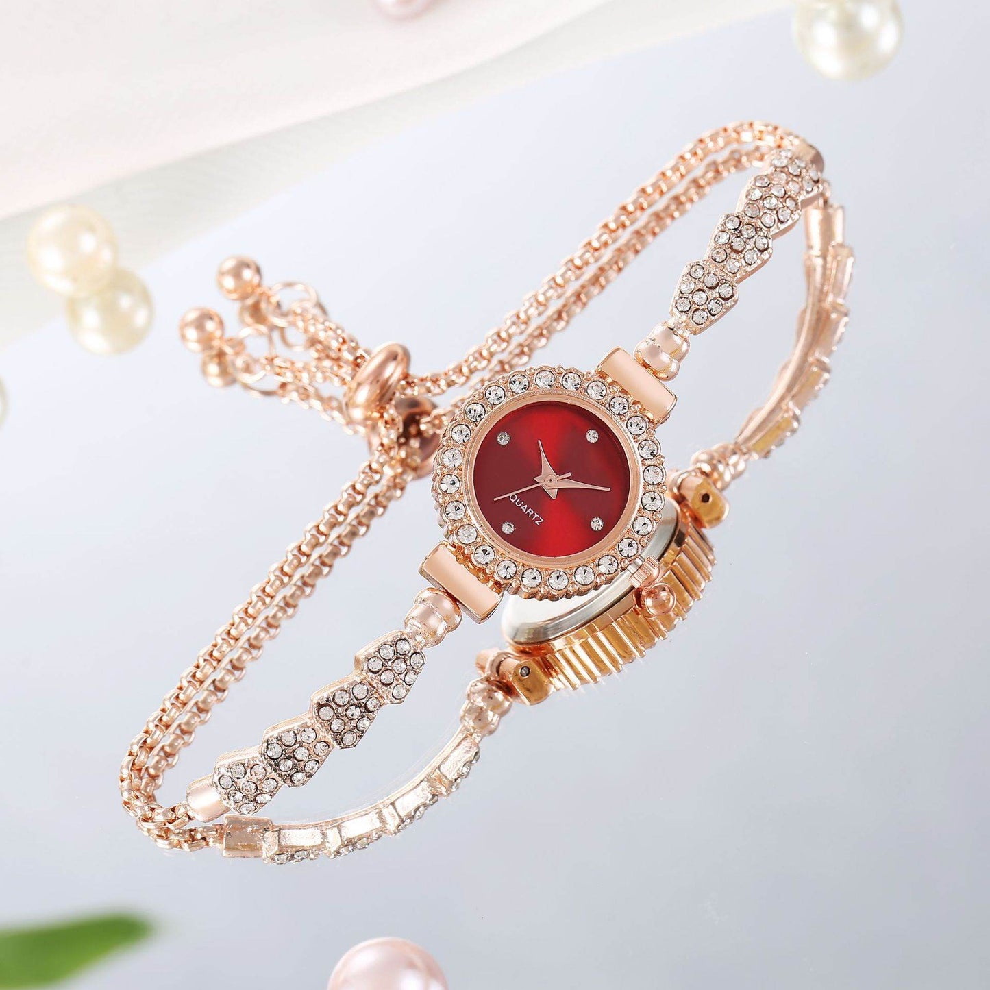 Fashion Luxury Women's Watch Gold Fine Strap Ladies Watch For Bracelet Female Wrist Watch Women Clock Relojes Fashion Jewelry - Velora
