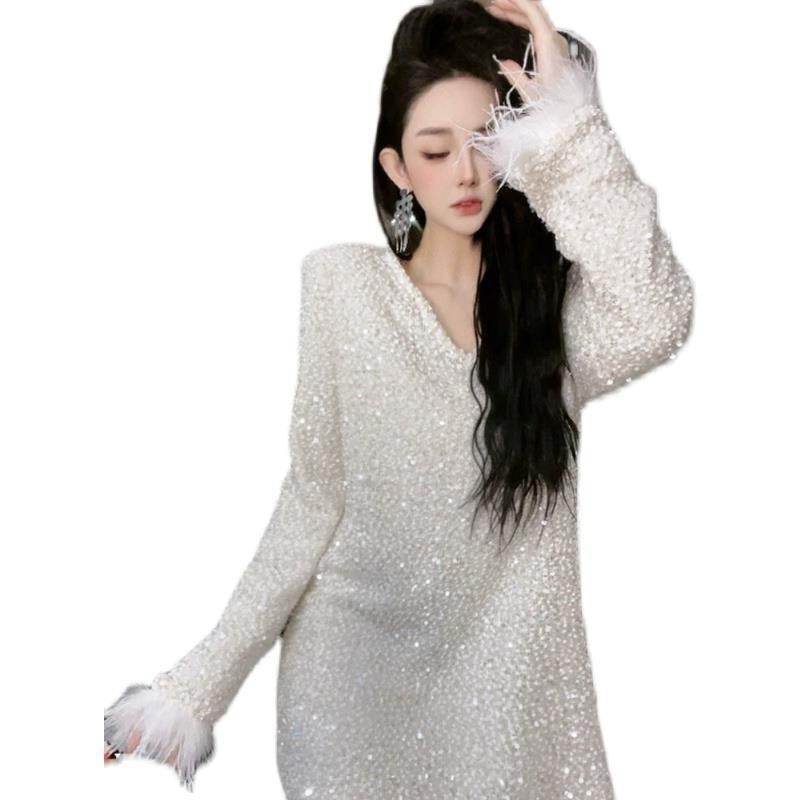 Fashion All-matching Sophisticated Type Dress Female Winter - Velora
