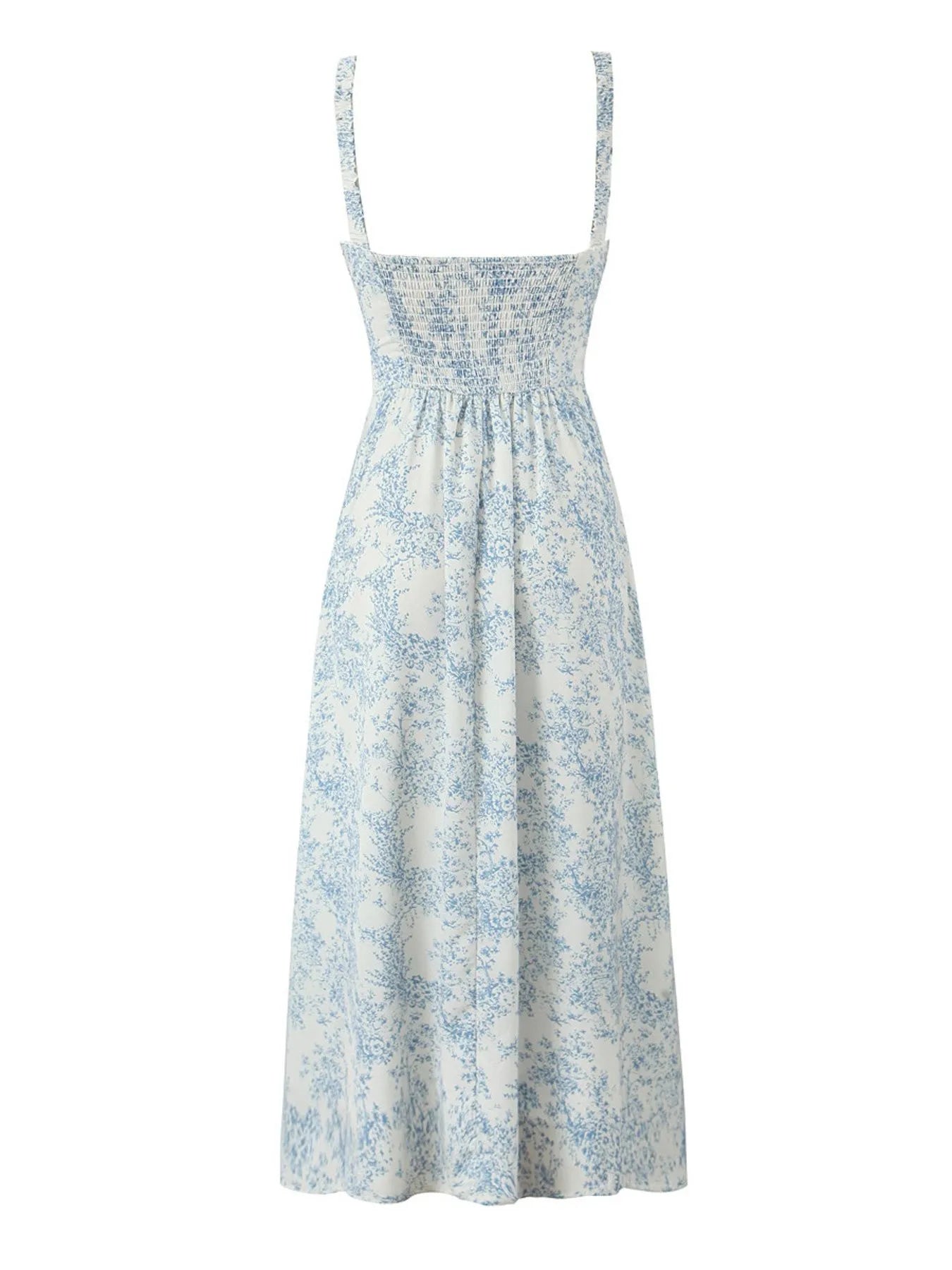 Floral Print Midi Cami Dress - Velora