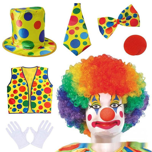 Halloween Clown Wig Dress Up Costume - Velora