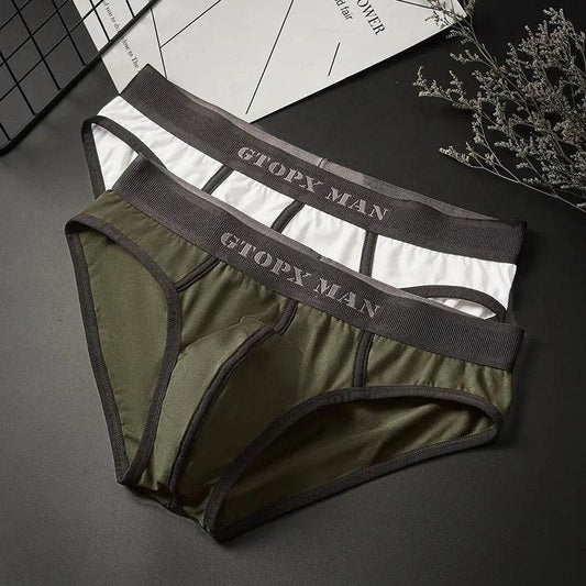 Otopx Thread Cotton Single-layer Elastic Briefs Pant underwear men - Velora