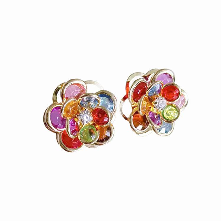 Female Sweet And Simple Small Flower Stud Earrings Earrings Ear Accessories For Her New Trendy Women's High-grade Earrings - Velora
