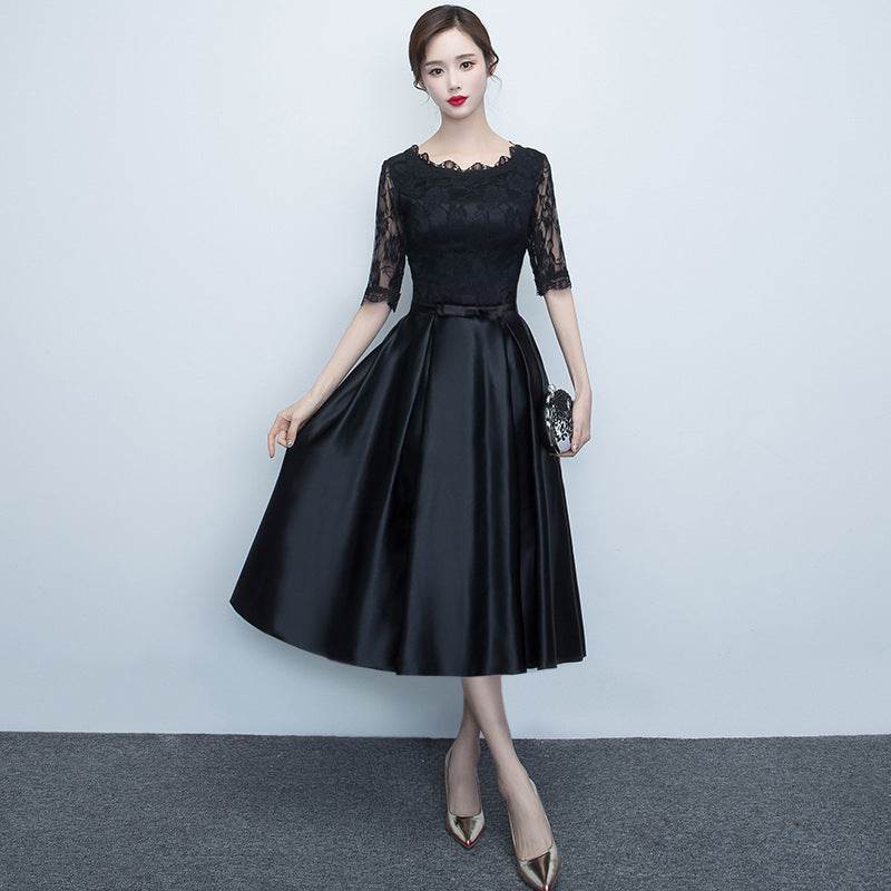 Elegant Slimming Elegant Generous Long Dress - Velora