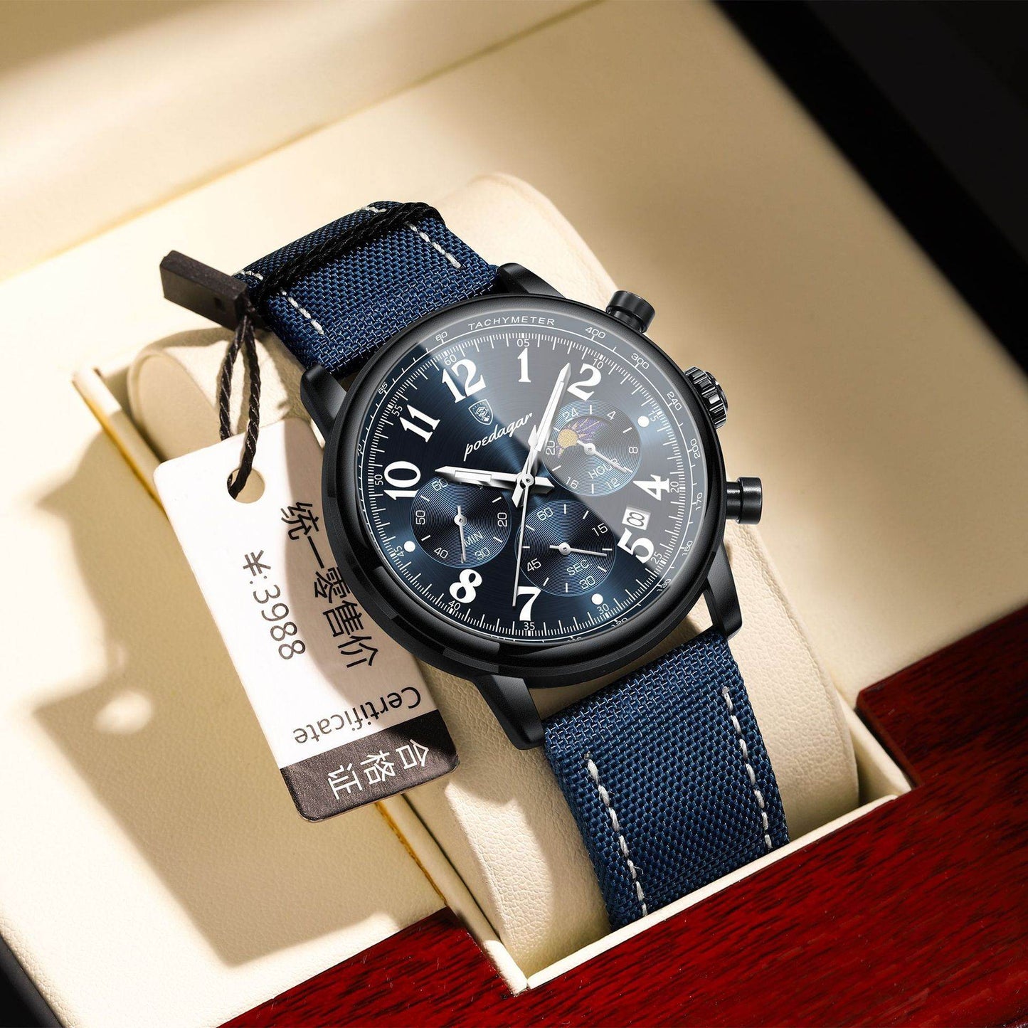 Multi-functional Waterproof Fashion Quartz Watch - Velora