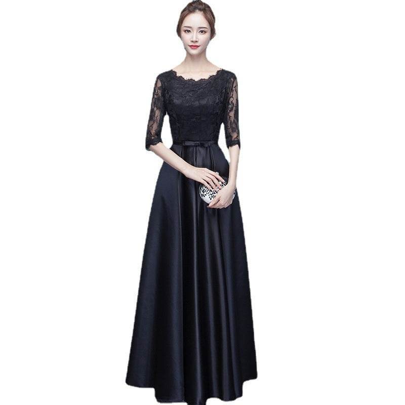 Elegant Slimming Elegant Generous Long Dress - Velora