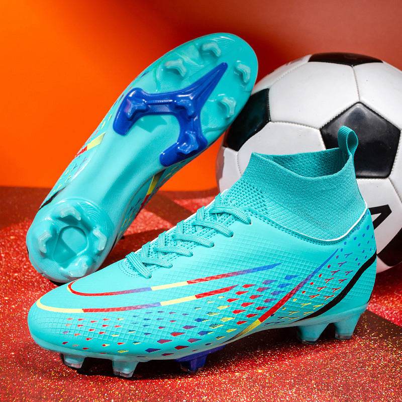 High Top Football Shoes Fly Knit Sock Sleeves - Velora