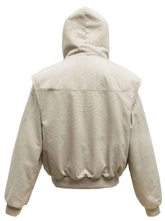 Men's Sherpa Lined Hooded Bomber Jacket - Velora