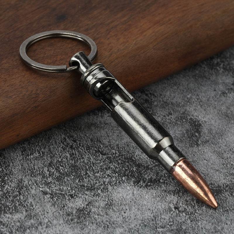 Metal Keychains Bullet Bottle Opener Creative Pendant - Velora