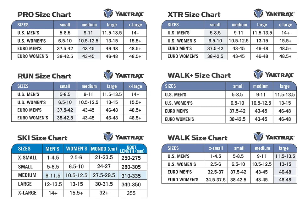 Yaktrax Unisex PRO Ice Traction Device - Velora