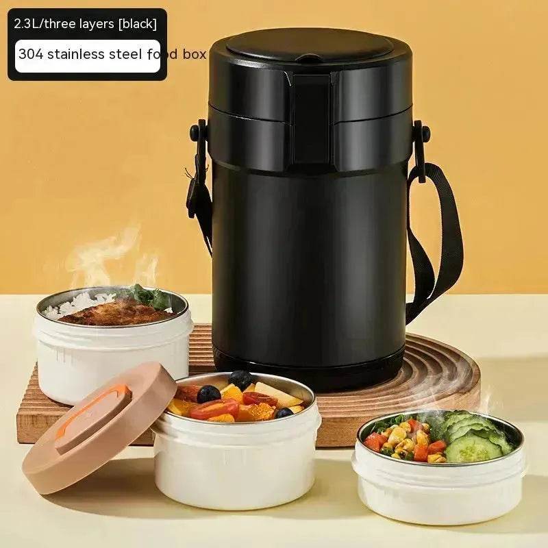 304 Stainless Steel Large Capacity Vacuum Thermal Insulated Lunch Box - Velora