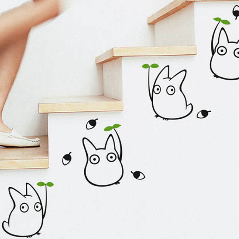 Carved Size Cartoon Creative Totoro Wall Stickers - Velora