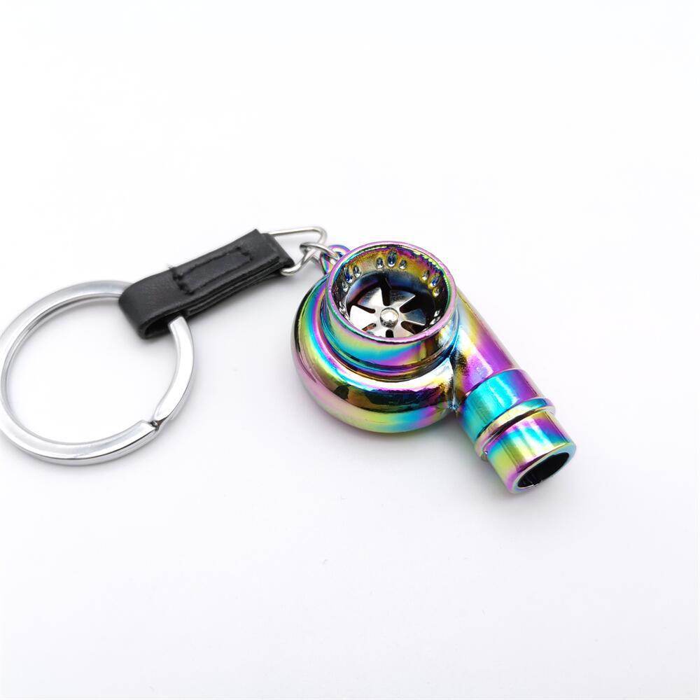 Car Turbo Whistle Modeling Simulation Alloy Metal Keychains - Velora