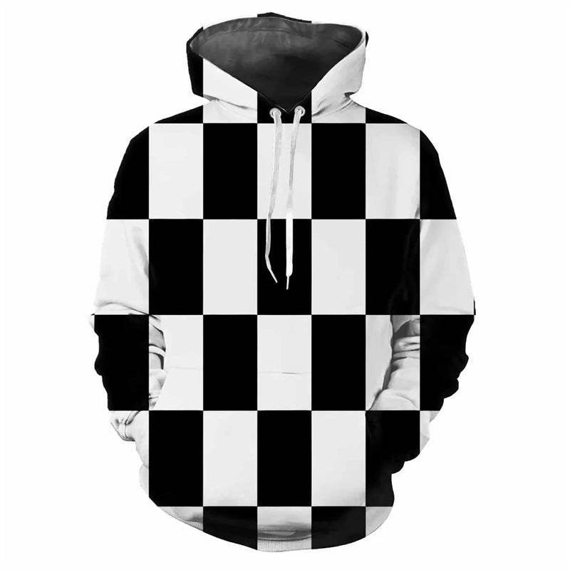 Autumn New Digital Printing Hooded Sweatshirt - Velora