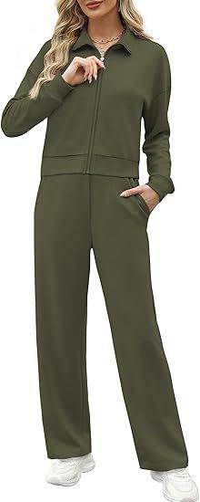 Sweatshirt Wide Leg Track Pants Sportswear - Velora