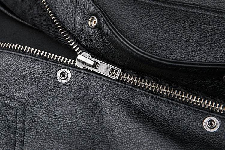 Vest Vest Button Motorcycle Motor Bike Casual Leather Waistcoat Plus Size - Velora