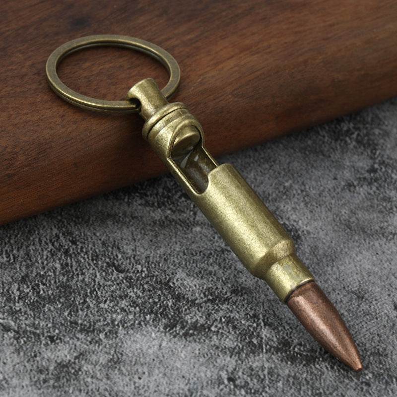 Metal Keychains Bullet Bottle Opener Creative Pendant - Velora