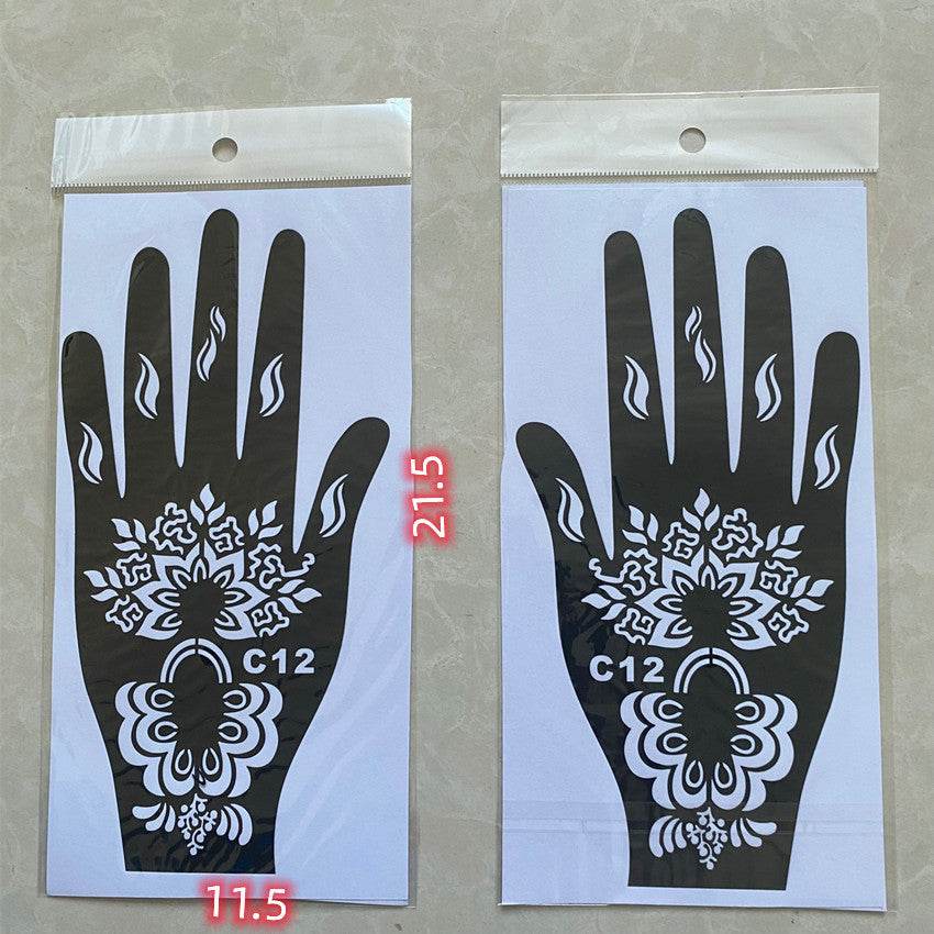 India Nepal Inkjet Large Template Original Hand Type - Velora