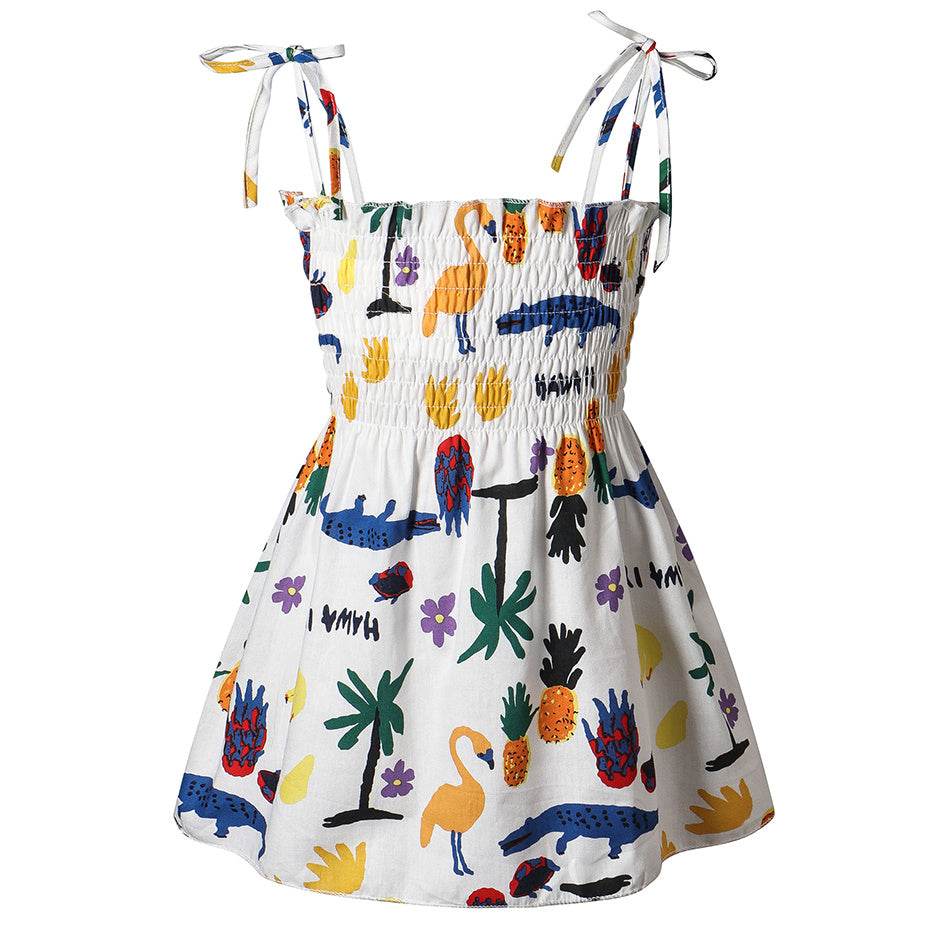 Baby Girl Summer Cotton Dress For Children - Velora