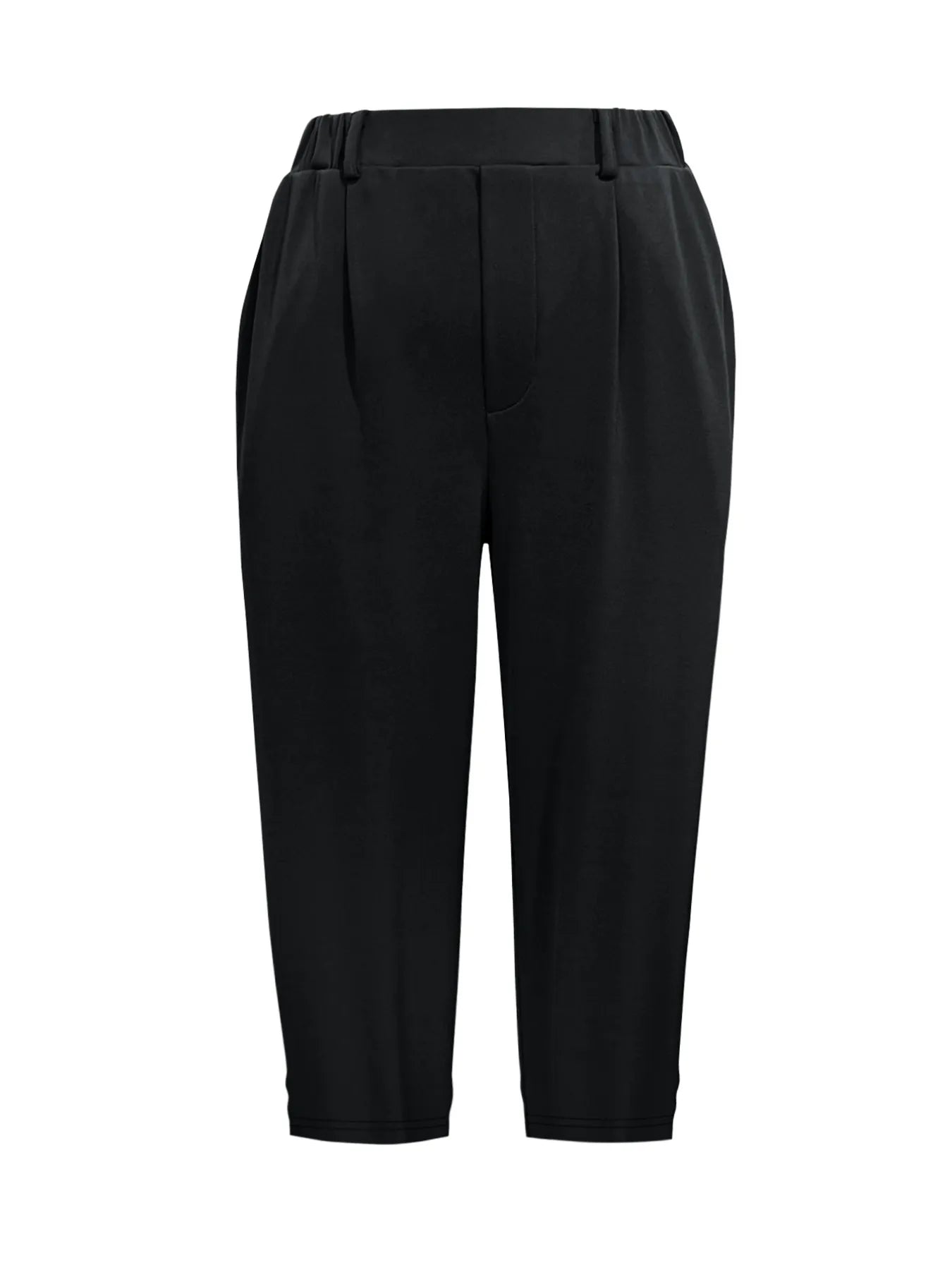Pleated Detail Pants with Pockets - Velora