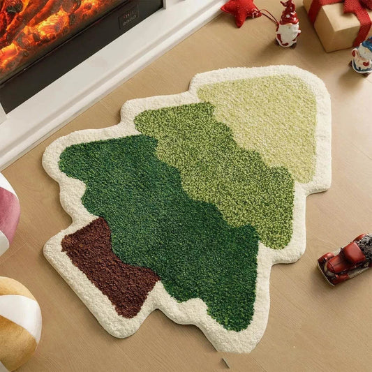 Nordic Christmas Tree Cashmere Mat - Velora