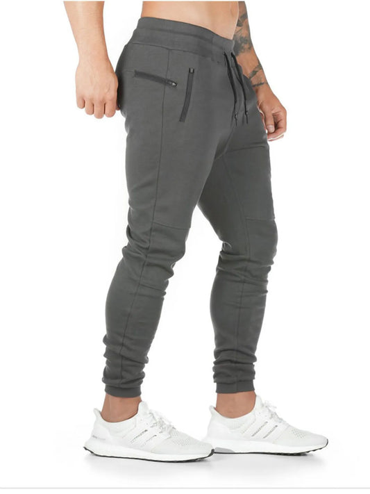 Men's Full Size Jogger Active Pants with Drawstring Plus Size - Velora