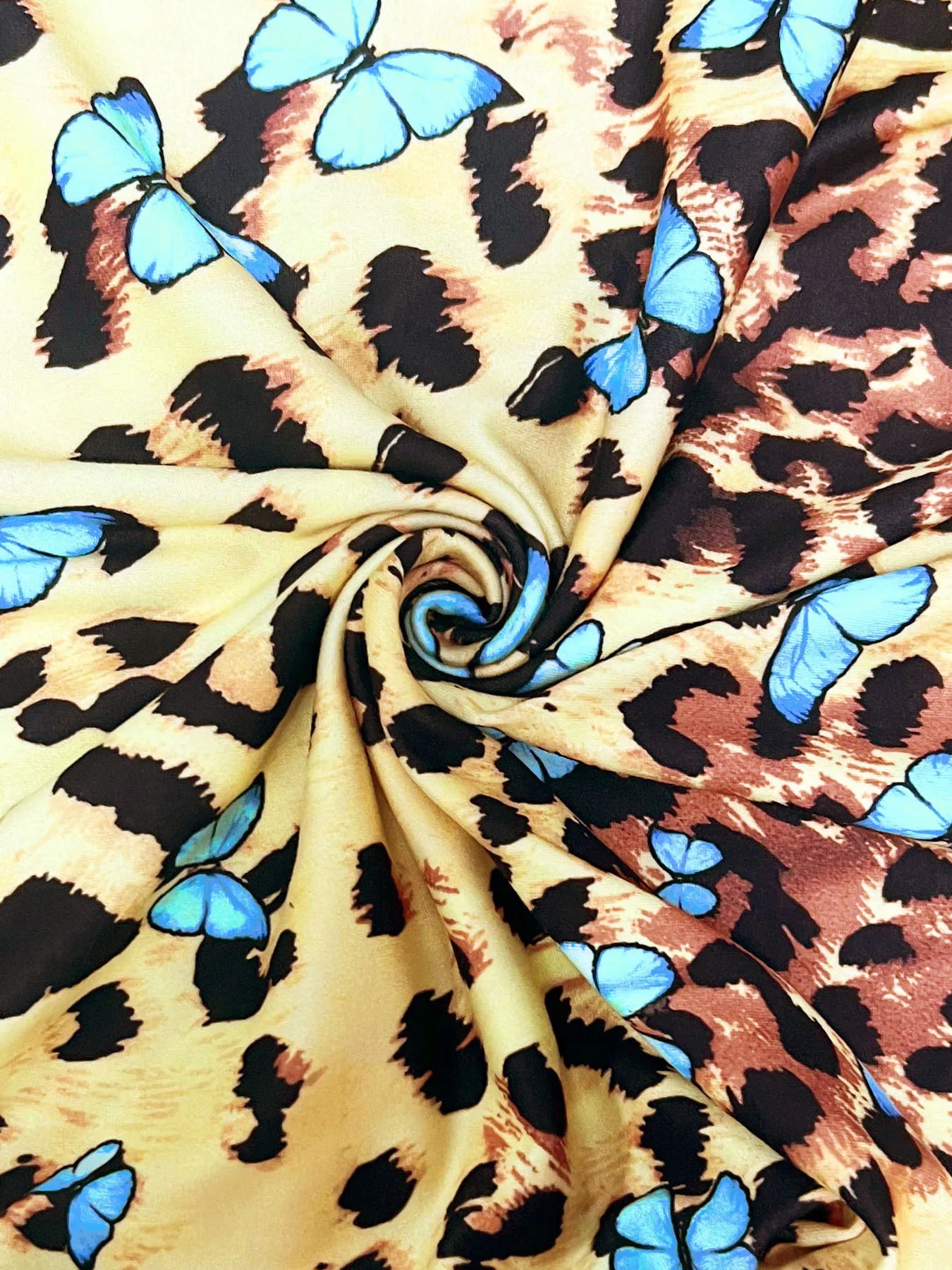 Leopard Print Butterfly Mini Cami Dress - Velora