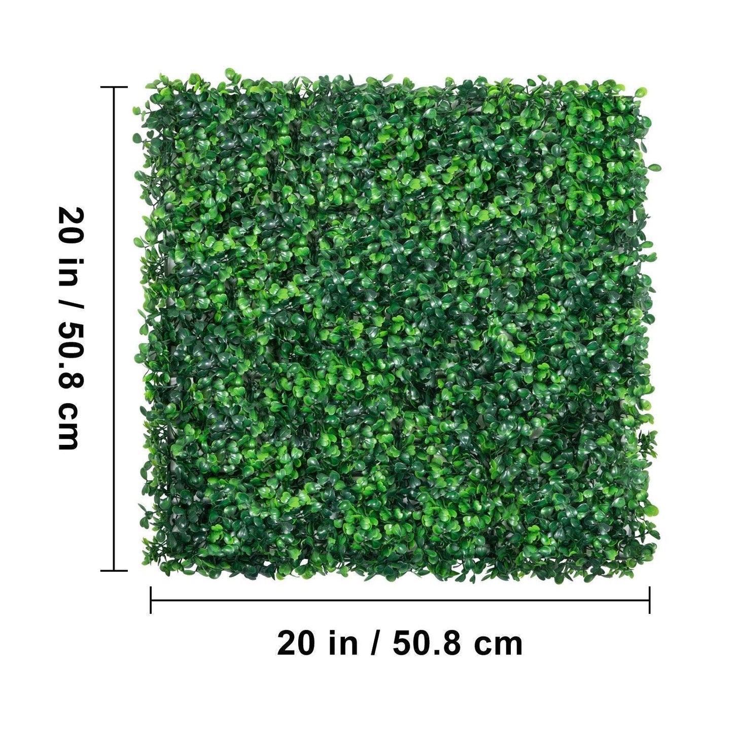 24 pcs 20 x 20 Artificial Boxwood Hedge Wall Green Panel