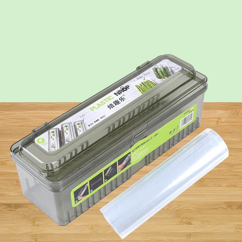 Food PE Large Roll Boxed Plastic Wrap Cutter Cling Film Wrapper - Velora
