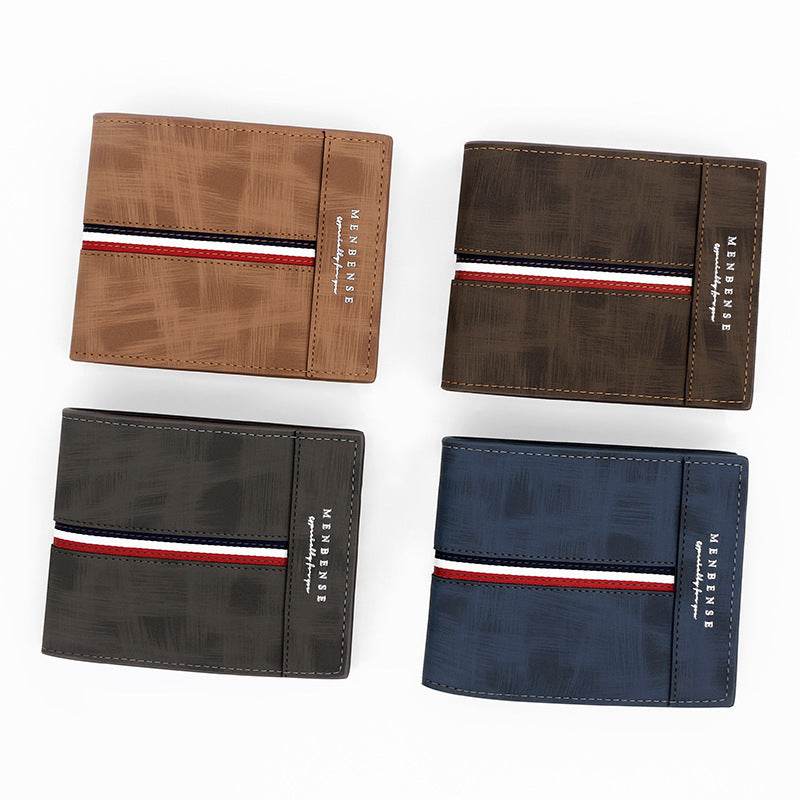 Large Capacity Tri-fold Bag Coin Bag Card Slots ID Card Wallet - Velora