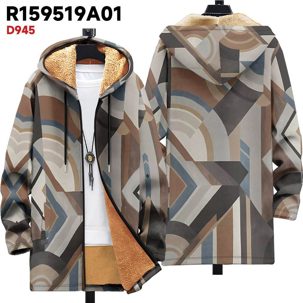 Hooded Cardigan Thick Winter Clothes - Velora