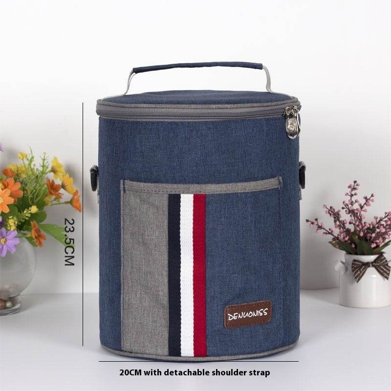 Women Fashion Thermal Insulated Denim Work Lunch Bag - Velora