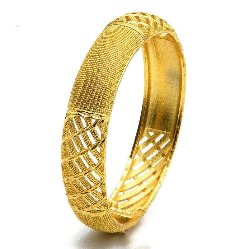India Nigeria Women's Wedding Sand Gold Bracelet - Velora