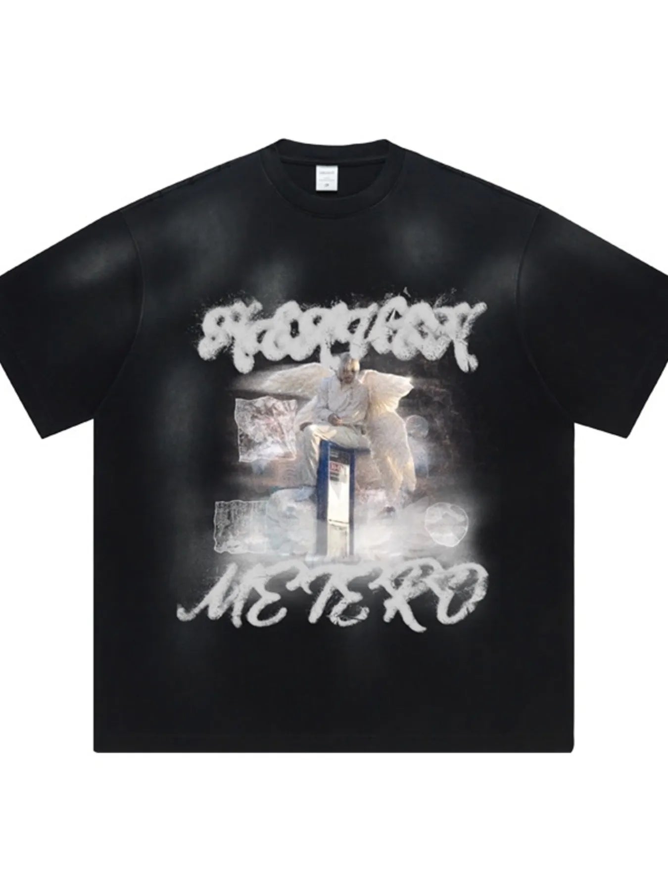 Men's Graphic Round Neck Short Sleeve T-Shirt - Velora