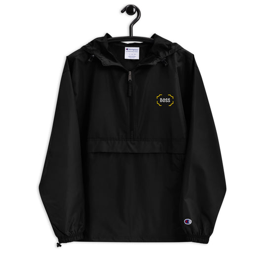 Embroidered Champion Packable Jacket - Velora