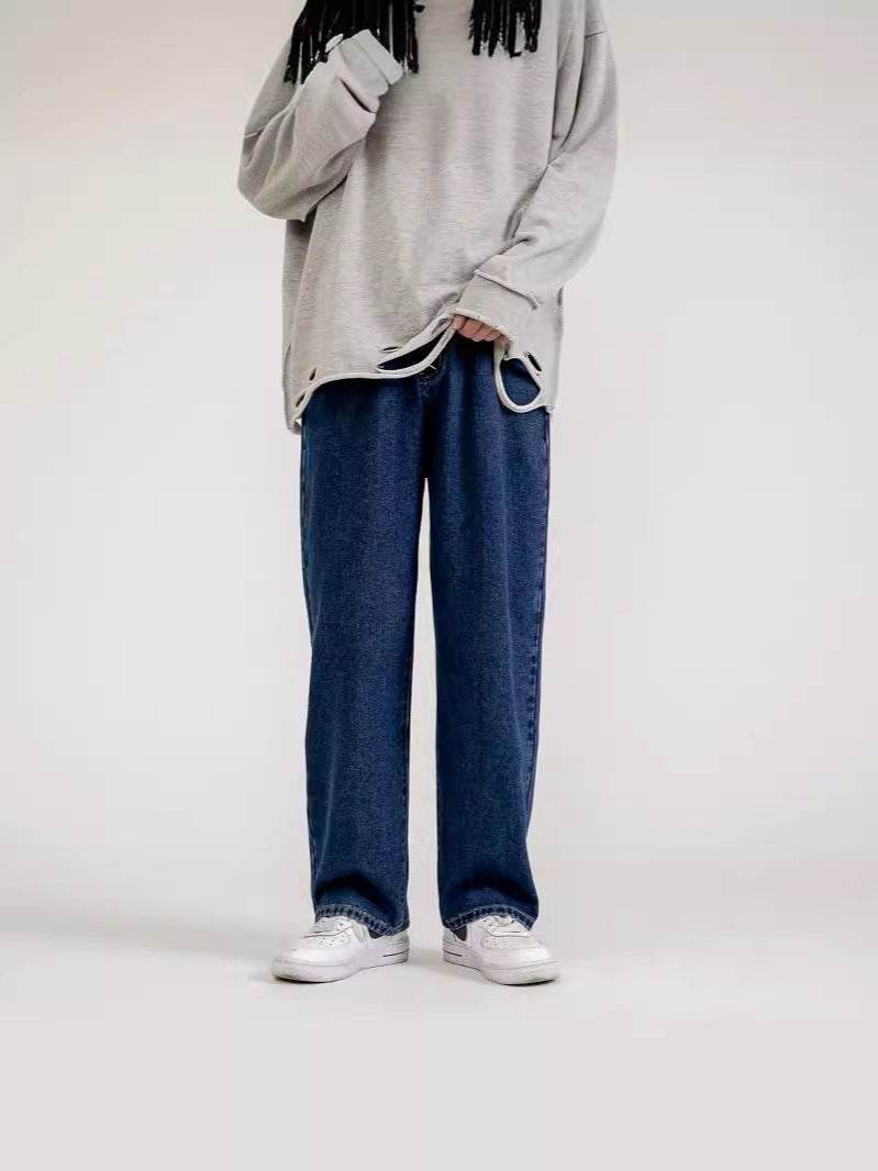 Retro Washed Denim Jeans For Men In All Seasons - Velora