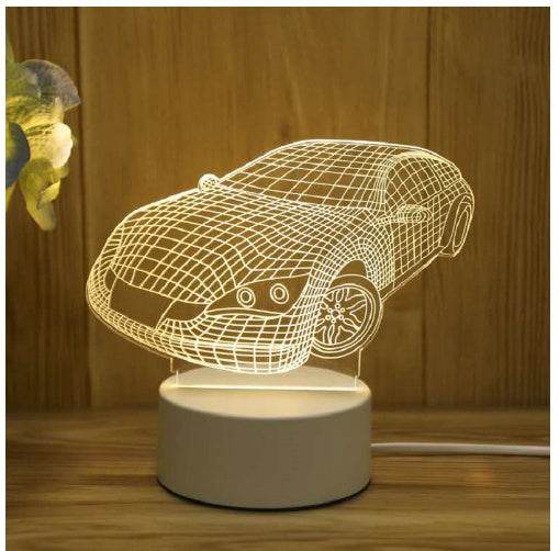 3D Lamp Acrylic USB LED Night Lights Neon Sign Lamp Xmas Home Decorations For Room Decor Valentines Day Gifts - Velora